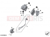 BMW Motorrad BMW 2023 R models R 18 Classic (0L21, 0L23) Positioner unit, exhaust flap 2