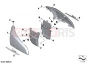 BMW Motorrad BMW 2021 R models R 18 Transcont. (0L41, 0L43) Side cover | Side cover