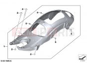 BMW Motorrad BMW 2021 R models R 18 Transcont. (0L41, 0L43) Rear frame | Rear frame