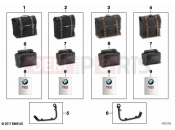 BMW Motorrad BMW 2021 R models R nineT 20 (0L51,0L53) Side bags | Side bags