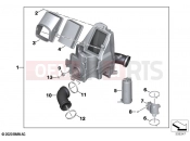 BMW Motorrad BMW 2021 R models R nineT 20 (0L51,0L53) Intake silencer | Intake silencer