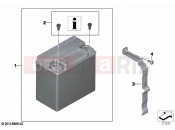 BMW Motorrad BMW 2021 R models R nineT 20 (0L51,0L53) AGM battery 2 | AGM battery 2