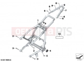 BMW Motorrad BMW 2021 R models R nineT 20 (0L51,0L53) Main frame | Main frame