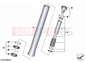 BMW Motorrad BMW 2021 R models R nineT 20 (0L51,0L53) Stanchion | Stanchion