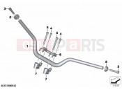 BMW Motorrad BMW 2021 R models R nineT 20 (0L51,0L53) Handlebar | Handlebar