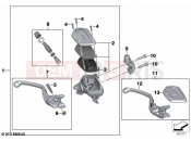 BMW Motorrad BMW 2021 R models R nineT 20 (0L51,0L53) Control assembly fitting | Control assembly fitting