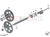 BMW Motorrad BMW 2021 R models R nineT 20 (0L51,0L53) Compensating shaft | Compensating shaft