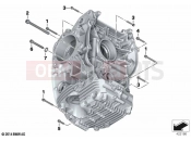 BMW Motorrad BMW 2021 R models R nineT 20 (0L51,0L53) mounting point crankcase left | mounting point crankcase left