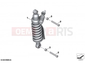BMW Motorrad BMW 2020 R models R nineT 20 (0L51,0L53) Spring strut, rear | Spring strut, rear
