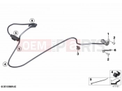 BMW Motorrad BMW 2020 R models R nineT 20 (0L51,0L53) Wheel speed sensor, rear | Wheel speed sensor, rear