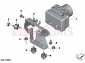 BMW Motorrad BMW 2020 R models R nineT 20 (0L51,0L53) Pressure modulator ABS | Pressure modulator ABS