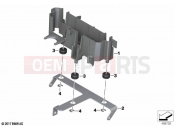 BMW Motorrad BMW 2020 R models R nineT 20 (0L51,0L53) Bracket, control unit | Bracket, control unit