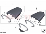 BMW Motorrad BMW 2023 R models R nineT 20 (0L71,0L73) Passenger seat | Passenger seat