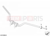 BMW Motorrad BMW 2023 R models R nineT 20 (0L71,0L73) Handlebar vibration absorber | Handlebar vibration absorber