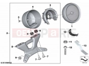 BMW Motorrad BMW 2023 R models R nineT 20 (0L71,0L73) Rotational-speed sensor chrome | Rotational-speed sensor chrome