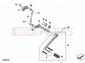 BMW Motorrad BMW 2021 R models R nineT 20 (0L71,0L73) External gearshift parts / Shift lever