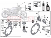 BMW Motorrad BMW 2021 R models R nineT 20 (0L71,0L73) Service, brakes