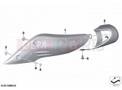 BMW Motorrad BMW 2021 R models R nineT 20 (0L71,0L73) Cover, intake snorkel