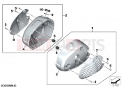 BMW Motorrad BMW 2021 R models R nineT 20 (0L71,0L73) Cylinder head cover 