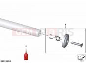 BMW Motorrad BMW 2021 R models R nineT 20 (0L71,0L73) Handlebar end cover Machined