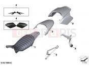 BMW Motorrad BMW 2021 R models R nineT 20 (0L71,0L73) Retrofitting rear end trim