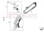BMW Motorrad BMW 2021 R models R nineT 20 (0L71,0L73) Sport silencer top