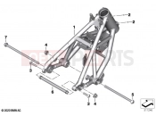 BMW Motorrad BMW 2021 R models R nineT 20 (0L71,0L73) Front frame 2