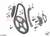 BMW Motorrad BMW 2021 R models R nineT 20 (0L71,0L73) Timing chain / Chain tensioner / Slide rail 2