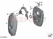 BMW Motorrad BMW 2021 R models R nineT 20 (0L71,0L73) Timing chain cover 2