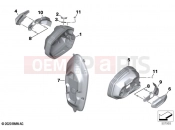 BMW Motorrad BMW 2021 R models R nineT 20 (0L71,0L73) Cylinder head cover milled 2 2