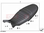 BMW Motorrad BMW 2021 R models R nineT 20 (0L71,0L73) Seat bench 2 2