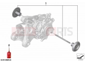 BMW Motorrad BMW 2021 R models R nineT 20 (0L71,0L73) Rear axle cover Machined 2