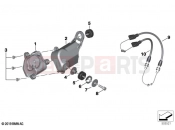 BMW Motorrad BMW 2021 R models R nineT 20 (0L71,0L73) Positioner unit, exhaust flap 2