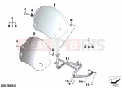 BMW Motorrad BMW 2020 R models R nineT 20 (0L71,0L73) Windscreen | Windscreen