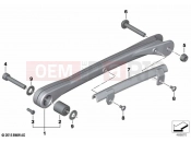 BMW Motorrad BMW 2020 R models R nineT 20 (0L71,0L73) Tension struts with mounting | Tension struts with mounting