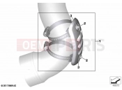 BMW Motorrad BMW 2020 R models R nineT 20 (0L71,0L73) Heel deflector | Heel deflector