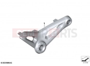 BMW Motorrad BMW 2020 R models R nineT 20 (0L71,0L73) Support, rider's seat 2 | Support, rider's seat 2