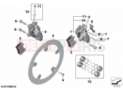 BMW Motorrad BMW 2020 R models R nineT 20 (0L71,0L73) Front wheel brake | Front wheel brake