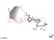 BMW Motorrad BMW 2023 R models R nineT Pure A2 (0M91) Headlight panel | Headlight panel