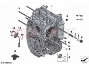 BMW Motorrad BMW 2023 R models R nineT Pure A2 (0M91) Engine housing | Engine housing