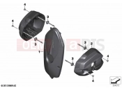 BMW Motorrad BMW 2023 R models R nineT Pure A2 (0M91) Carbon parts, engine | Carbon parts, engine