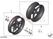 BMW Motorrad BMW 2023 R models R nineT Pure A2 (0M91) Cast rim 2 | Cast rim 2