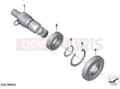 BMW Motorrad BMW 2020 R models R nineT Scrambler (0J31, 0J33) Selector shaft | Selector shaft