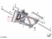 BMW Motorrad BMW 2020 R models R nineT Scrambler (0J31, 0J33) Front frame
