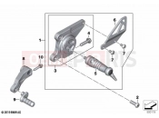 BMW Motorrad BMW 2020 R models R nineT Scrambler (0J31, 0J33) Footrest system, left