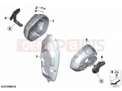 BMW Motorrad BMW 2020 R models R nineT Scrambler (0J31, 0J33) Cylinder head cover milled
