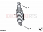 BMW Motorrad BMW 2020 R models R nineT Scrambler (0J31, 0J33) Spring strut, rear