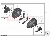 BMW Motorrad BMW 2020 R models R nineT Scrambler (0J31, 0J33) Cylinder head cover carbon