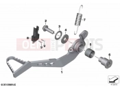 BMW Motorrad BMW 2020 R models R nineT Scrambler (0J31, 0J33) Brake pedal