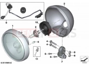 BMW Motorrad BMW 2020 R models R nineT Scrambler (0J31, 0J33) Headlight | Headlight